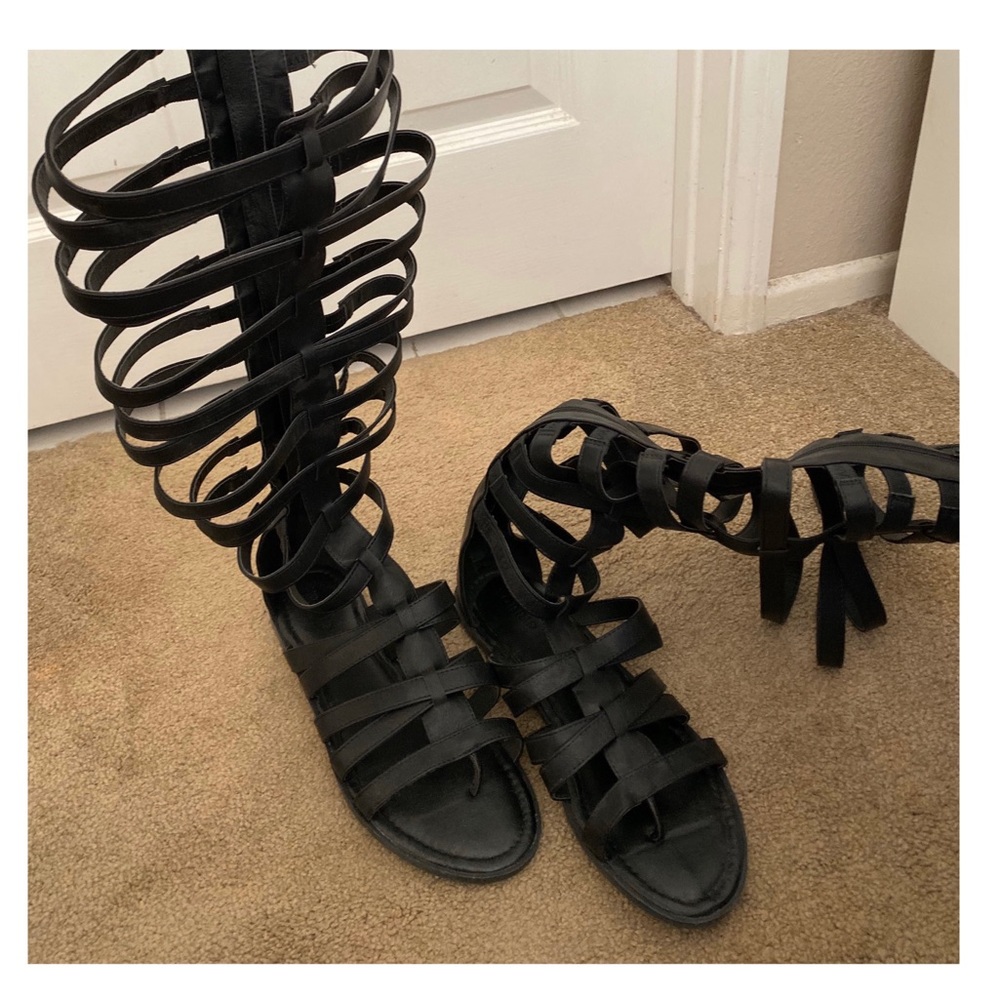 Torrid black gladiator sandals